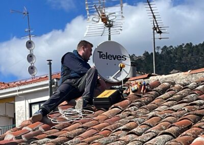 Instalación de Antena parabólica sat